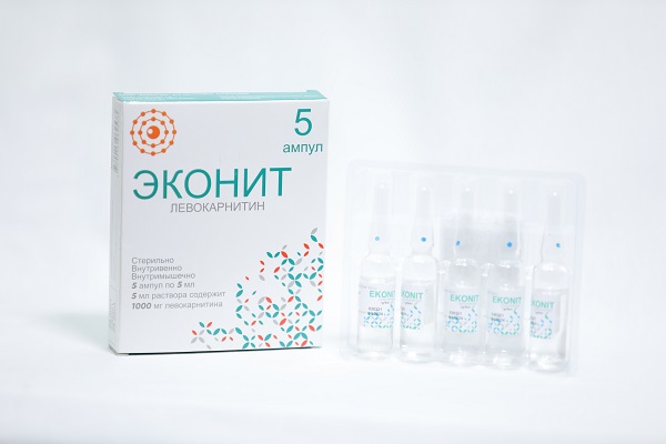 Эконит 5 мл(левокарнитин)
