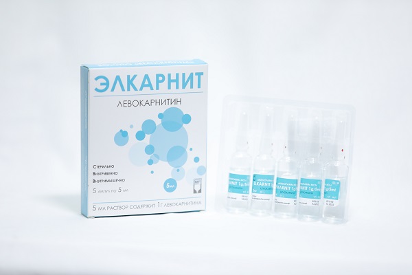 Элкарнит 1гр/5мл(левокарнитин)