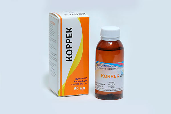 Коррек сироп 50 мл 30%(левокарнитин)